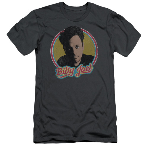 Billy Joel Billy Joel Adult 30/1 T-Shirt Charcoal