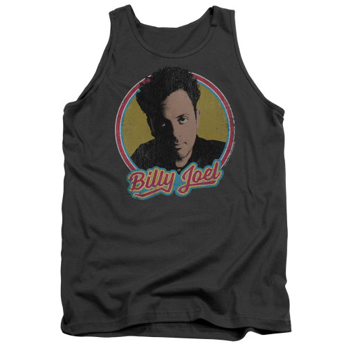 Billy Joel Billy Joel Adult Tank Top T-Shirt Charcoal