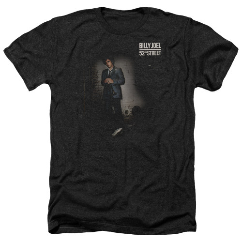Billy Joel 52nd Street Adult Heather T-Shirt Black