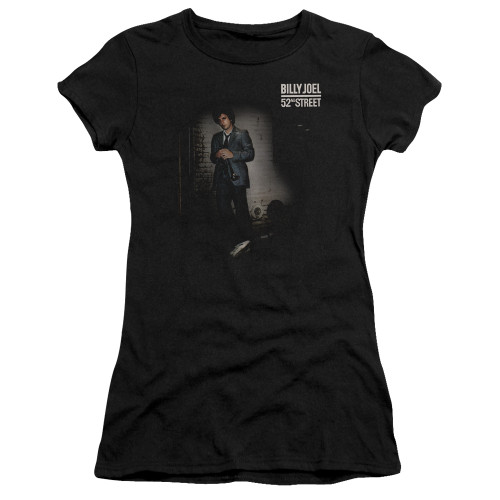 Billy Joel 52nd Street HBO Junior Women's Sheer T-Shirt Black