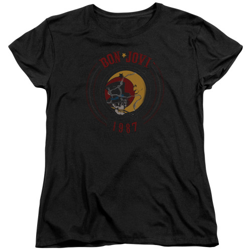 Bon Jovi 1987 Women's T-Shirt Black