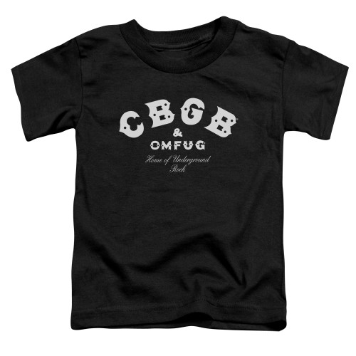 CBGB Classic Logo Toddler T-Shirt Black