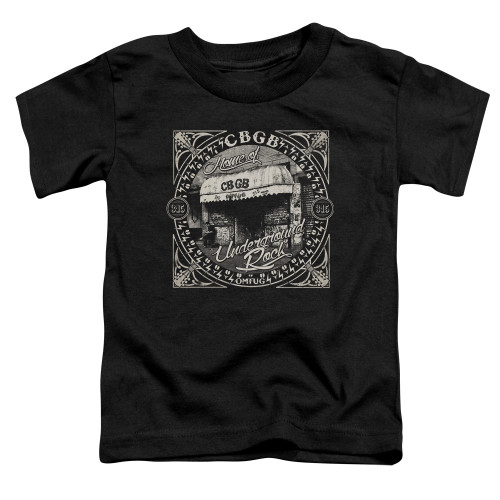 CBGB Front Door Toddler T-Shirt Black