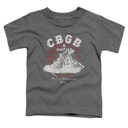 CBGB High Tops Toddler T-Shirt Charcoal