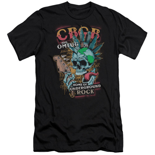 CBGB City Mowhawk HBO Adult 30/1 T-Shirt Black