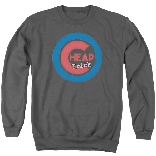 Cheap Trick Cheap Cub Adult Crewneck Sweatshirt Charcoal