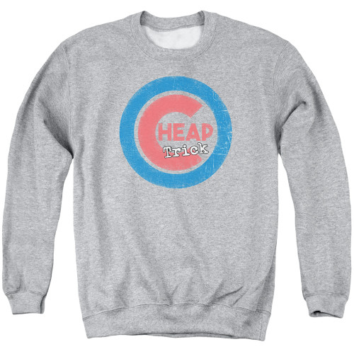 Cheap Trick Cheap Cub Adult Crewneck Sweatshirt Athletic Heather