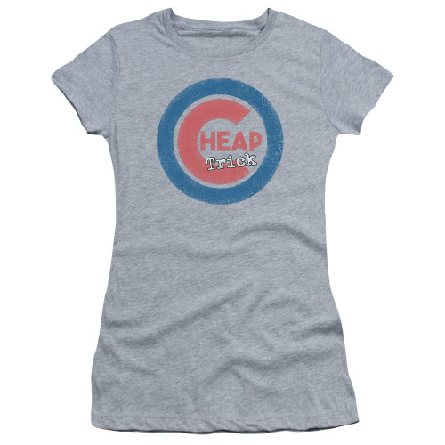Cheap Trick Cheap Cub Junior Women's Sheer T-Shirt Athletic Heather