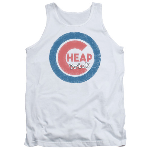 Cheap Trick Cheap Cub Adult Tank Top T-Shirt White