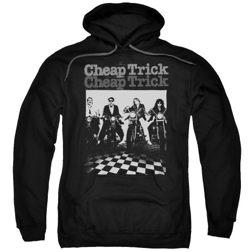 Cheap Trick Cheap Trick Bikes Adult Pullover Hoodie Sweatshirt Black