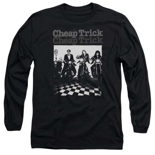 Cheap Trick Cheap Trick Bikes Adult Long Sleeve T-Shirt Black