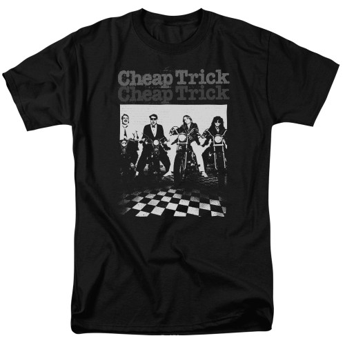 Cheap Trick Cheap Trick Bikes Adult 18/1 T-Shirt Black