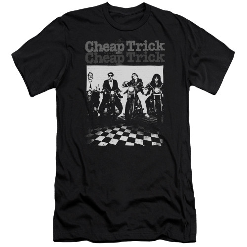 Cheap Trick Cheap Trick Bikes Adult 30/1 T-Shirt Black