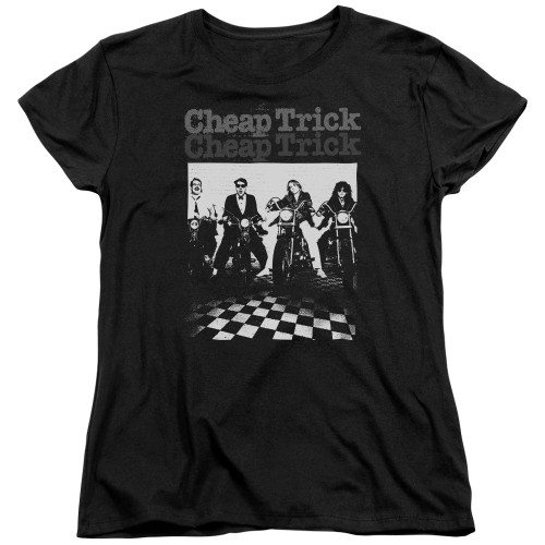 Cheap Trick Cheap Trick Bikes Women's T-Shirt Black