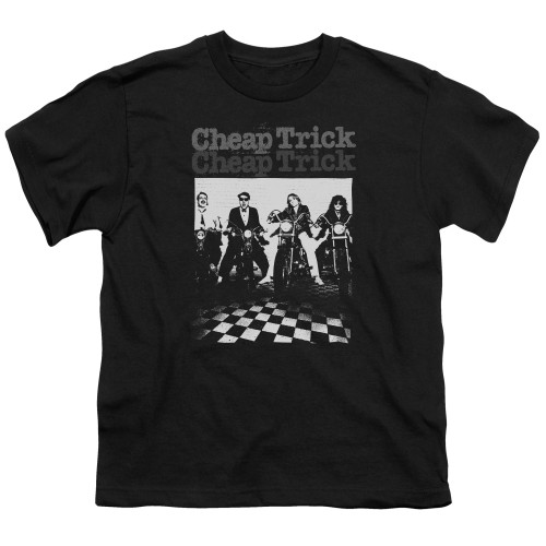 Cheap Trick Cheap Trick Bikes Youth T-Shirt Black