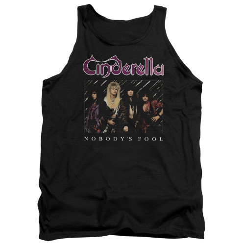 Cinderella Nobody's Fool Adult Tank Top T-Shirt Black