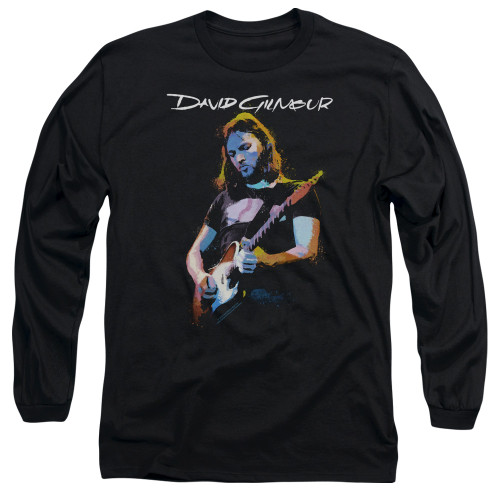 David Gilmour Guitar Gilmour Adult Long Sleeve T-Shirt Black