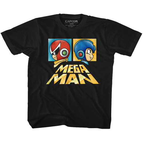 Mega Man Boxy Black Toddler T-Shirt