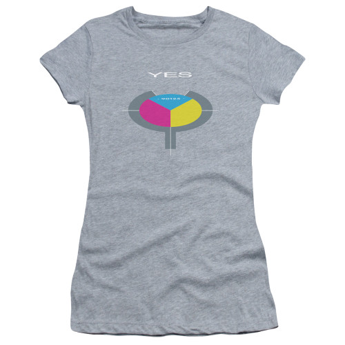 Yes 90125 S/S Junior Women's T-Shirt Sheer Athletic Heather
