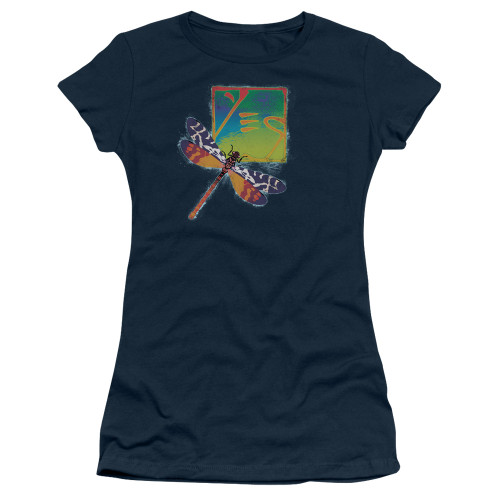 Yes Dragonfly S/S Junior Women's T-Shirt Sheer Navy