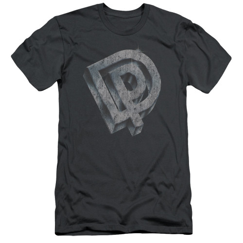 Deep Purple DP Logo Adult 30/1 T-Shirt Charcoal