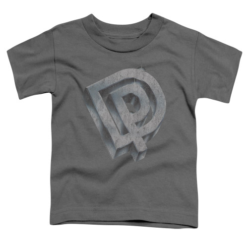 Deep Purple DP Logo Toddler T-Shirt Charcoal