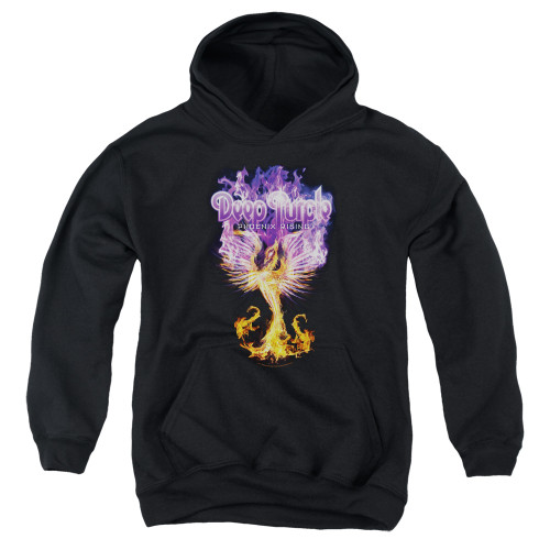 Deep Purple Phoenix Rising Youth Pullover Hoodie Sweatshirt Black