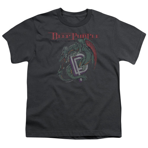Deep Purple The Battle Rages On Youth T-Shirt Charcoal