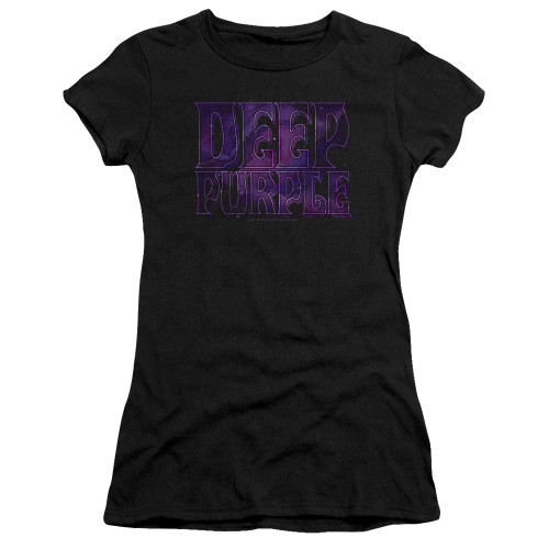 Deep Purple Spacey HBO Junior Women's Sheer T-Shirt Black
