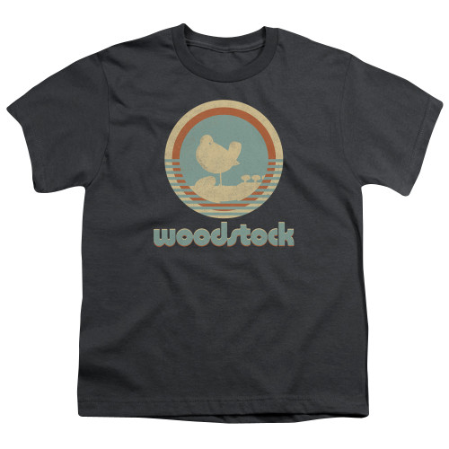 Woodstock Bird Circle S/S Youth 18/1 T-Shirt Charcoal