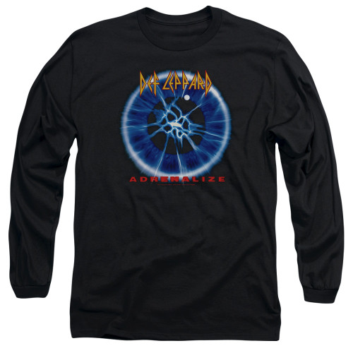 Def Leppard Adrenalize Long Sleeve Adult T-Shirt Black