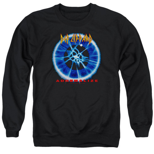 Def Leppard Adrenalize Adult Crewneck Sweatshirt Black