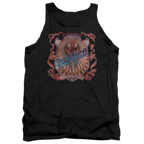 Dokken Back Attack Adult Tank Top T-Shirt Black