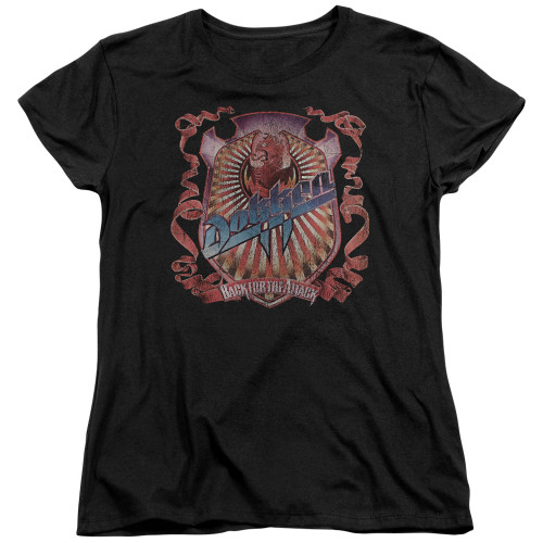 Dokken Back Attack Women's T-Shirt Black