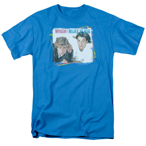 Wham Make It Big S/S Adult 18/1 T-Shirt Turquoise