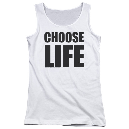 Wham Choose Life Junior Women's Tank Top White