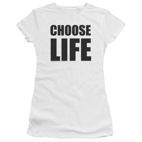 Wham Choose Life Hbo S/S Junior Women's T-Shirt Sheer White