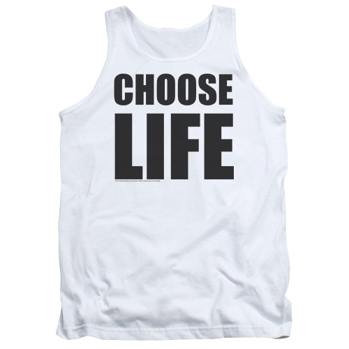 Wham Choose Life Adult Tank Top White