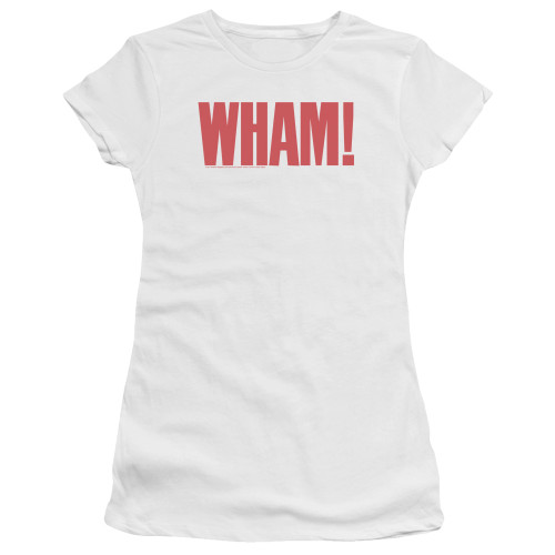 Wham Logo S/S Junior Women's T-Shirt Sheer White