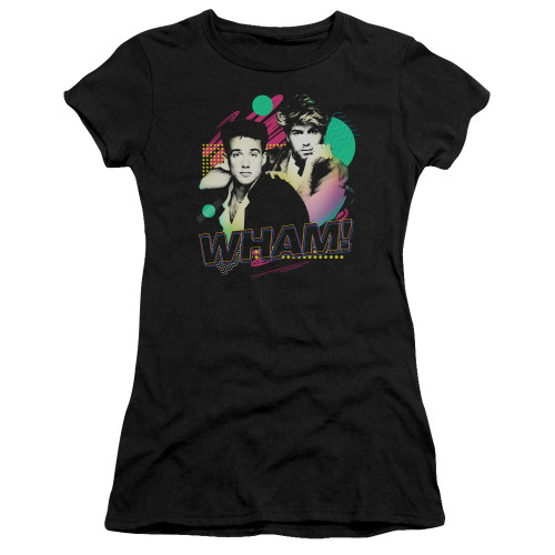 Wham The Edge Of Heaven Hbo S/S Junior Women's T-Shirt Sheer Black
