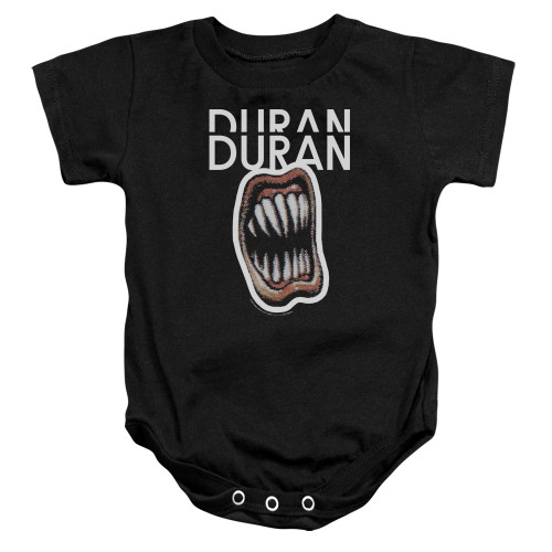 Duran Duran Pressure Off Baby Onesie T-Shirt Black