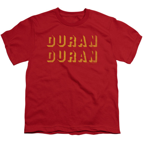 Duran Duran Negative Space Youth T-Shirt Red
