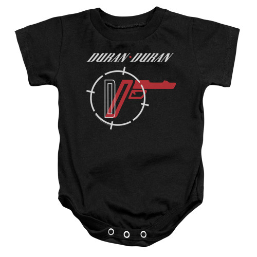 Duran Duran A View Baby Onesie T-Shirt Black