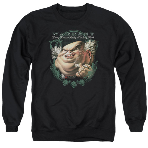 Warrant Stinking Rich Adult Crewneck Sweatshirt Black