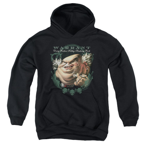 Warrant Stinking Rich Youth Pullover Hoodie Sweatshirt Black