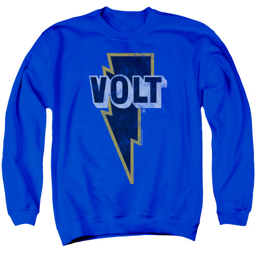 Volt Records Volt Logo Adult Crewneck Sweatshirt Royal