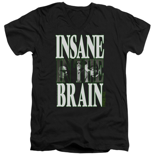 Cypress Hill Insane In The Brain Adult V-Neck T-Shirt Black