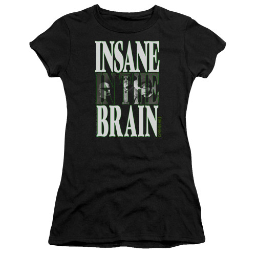 Cypress Hill Insane In The Brain Premium Junior Women's Sheer T-Shirt Black
