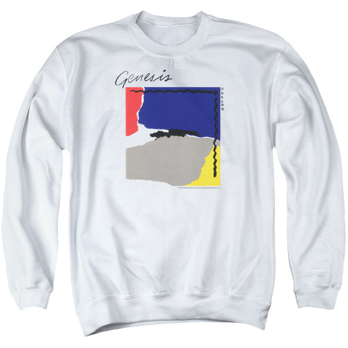 Genesis Abacab Adult Crewneck Sweatshirt White