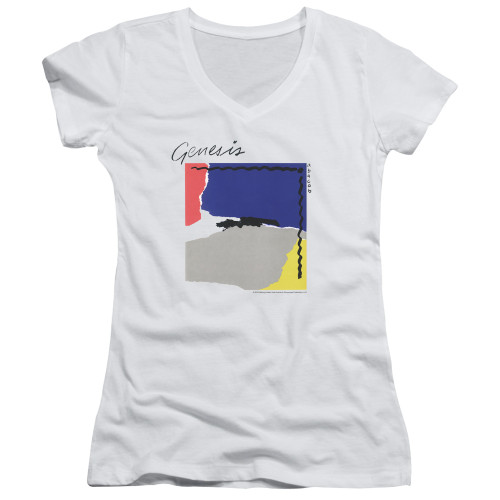 Genesis Abacab Junior Women's V-Neck T-Shirt White